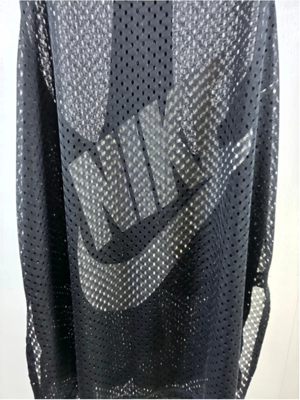 Nike Mesh Tank Top with Logo in Black Size M